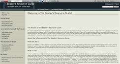 Desktop Screenshot of beadersresourceguide.wikidot.com