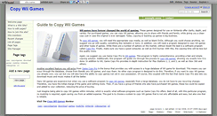 Desktop Screenshot of copy-wii-games.wikidot.com