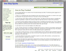 Tablet Screenshot of one-stop-sports.wikidot.com