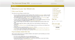 Desktop Screenshot of kenwoodgroup.wikidot.com
