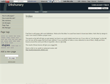 Tablet Screenshot of dikshunary.wikidot.com