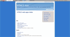 Desktop Screenshot of html5app.wikidot.com