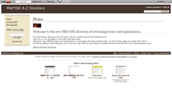 Desktop Screenshot of pra-ise.wikidot.com