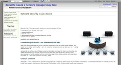 Desktop Screenshot of network-manager-security-issues.wikidot.com