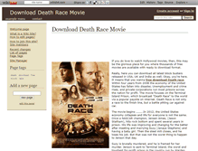 Tablet Screenshot of download-death-race-movie.wikidot.com