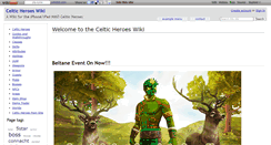 Desktop Screenshot of celtic-heroes.wikidot.com