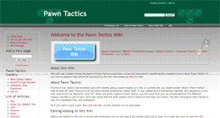 Desktop Screenshot of pawn-tactics.wikidot.com