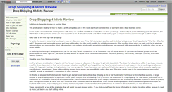 Desktop Screenshot of dropshipping4idiotsreview.wikidot.com