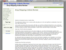 Tablet Screenshot of dropshipping4idiotsreview.wikidot.com