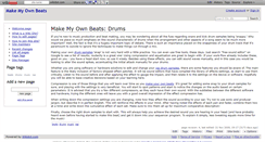 Desktop Screenshot of makemyownbeats.wikidot.com