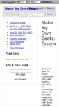 Mobile Screenshot of makemyownbeats.wikidot.com