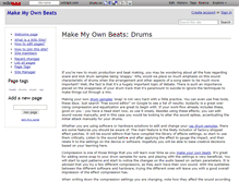 Tablet Screenshot of makemyownbeats.wikidot.com