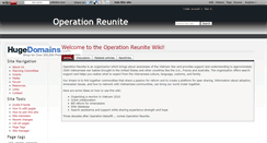 Desktop Screenshot of operationreunite.wikidot.com