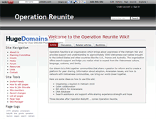 Tablet Screenshot of operationreunite.wikidot.com