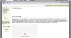 Desktop Screenshot of bikegamesonline.wikidot.com