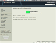 Tablet Screenshot of brickbase.wikidot.com