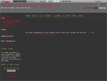 Tablet Screenshot of goc.wikidot.com