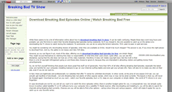 Desktop Screenshot of breakingbad.wikidot.com