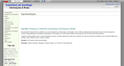 Desktop Screenshot of caminhos-de-santiago.wikidot.com