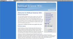 Desktop Screenshot of polisci.wikidot.com