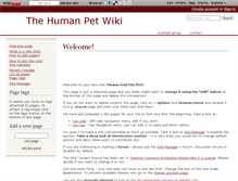 Tablet Screenshot of humanpet.wikidot.com