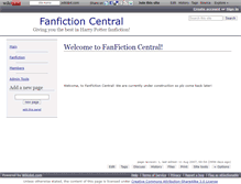 Tablet Screenshot of fanfictioncentral.wikidot.com