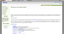 Desktop Screenshot of dbunit.wikidot.com