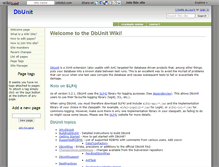 Tablet Screenshot of dbunit.wikidot.com