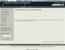Tablet Screenshot of bcllocalauthors.wikidot.com