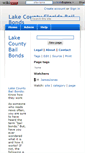 Mobile Screenshot of lakecountybailbonds.wikidot.com