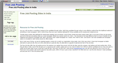 Desktop Screenshot of freejobposting.wikidot.com