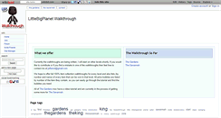 Desktop Screenshot of lbpwalkthrough.wikidot.com