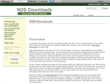 Tablet Screenshot of ndsdownloads.wikidot.com