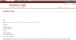 Desktop Screenshot of incentivelogic.wikidot.com