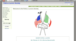 Desktop Screenshot of patriaelavoro.wikidot.com