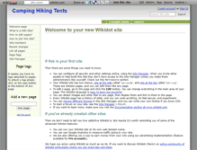 Tablet Screenshot of camping-hiking-tents.wikidot.com