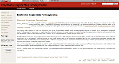 Desktop Screenshot of electroniccigarettespennsylvania.wikidot.com