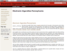 Tablet Screenshot of electroniccigarettespennsylvania.wikidot.com