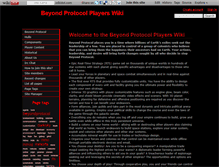 Tablet Screenshot of beyondprotocol.wikidot.com