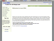 Tablet Screenshot of leanway.wikidot.com