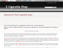 Tablet Screenshot of ecigaretteshop.wikidot.com