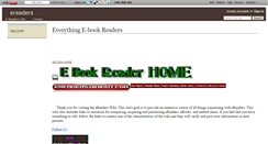 Desktop Screenshot of ereaders.wikidot.com