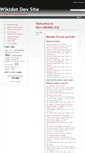 Mobile Screenshot of dev.wikidot.org