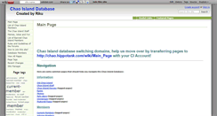Desktop Screenshot of chao-island.wikidot.com