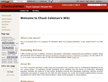 Tablet Screenshot of chuckcoleman.wikidot.com