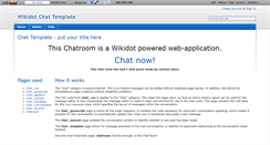 Desktop Screenshot of chat-template.wikidot.com