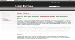 Desktop Screenshot of designpatterns.wikidot.com