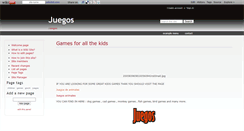 Desktop Screenshot of juegos.wikidot.com