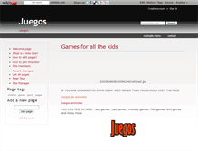 Tablet Screenshot of juegos.wikidot.com