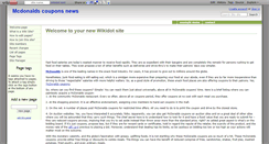 Desktop Screenshot of mcdonaldscouponsnews.wikidot.com